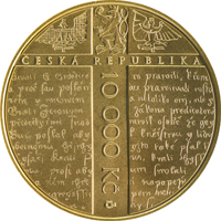 10000 Kč  Konstantin a Metoděj   PROOF   - prodáno