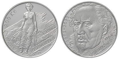 200 Kč  Max Švabinský PROOF , NOVINKA , EMISE  2023