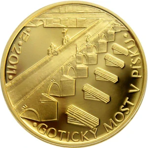 5000 Kč Gotický most v  PÍSKU  - PROOF  