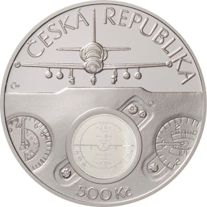 500 Kč letadlo Aero L39 Albatros PROOF - SLEVA !!