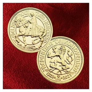  VÝROČNÍ DUKÁT sv. Václava - dle A.Máry , č. 41 , 95 ks , číslováno , emise 2023 , PRODÁNO 
