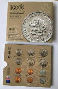 ZAČÁTEK RAŽBY ČS. MINCÍ - Slovensko - SADA EUROMINCÍ BK , emise 2021