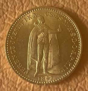 20 Korona 1893 KB  , luxusní  