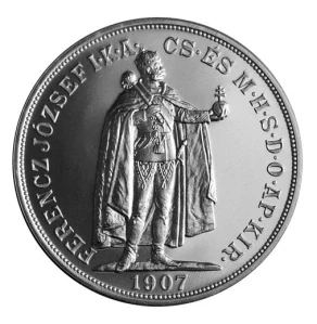 100 KORUNA císaře Františka Josefa I. , 1907 , novoražba 2021 , - 200 KS !!! (Stojící panovník)