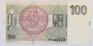 100 Kč 1993 , A23 , UNC