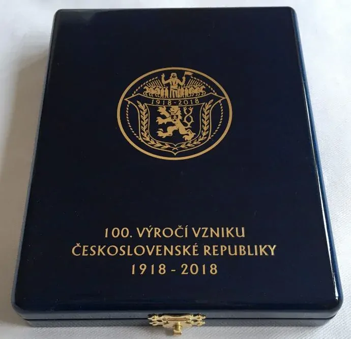1918 - 2018 - Jsem ražen z českého kovu - jednostranné odražky , jen 15 sad