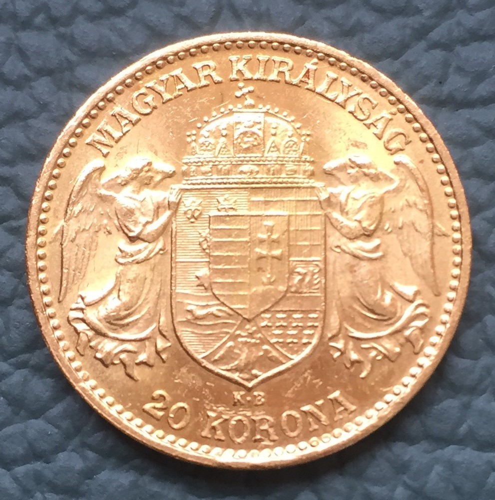 Zlatá 20 Koruna F.J.I. 1914 KB , luxusní , vzácnější , PRODÁNO