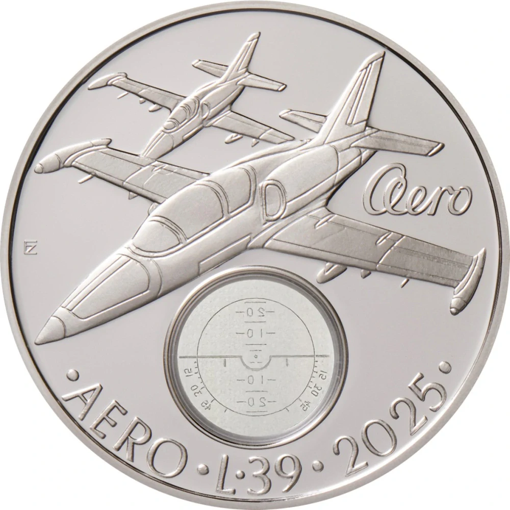 500 Kč letadlo Aero L39 Albatros PROOF - SLEVA !!