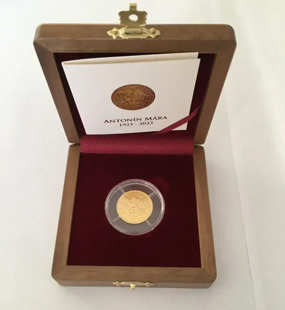  VÝROČNÍ DUKÁT sv. Václava - dle A.Máry , č. 41 , 95 ks , číslováno , emise 2023 , PRODÁNO 