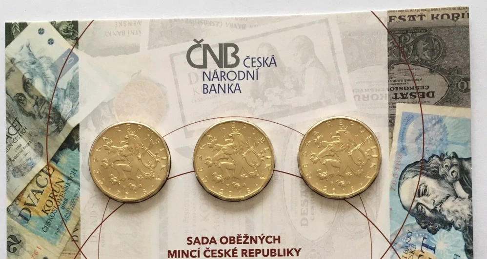 20 Kč   sada  Masaryk , Štefánik , Beneš  -  2018 