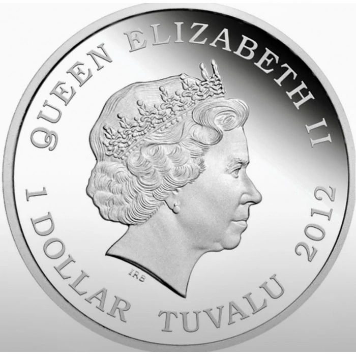 TITANIC , 2012 Tuvalu 1 Dollar 1 Oz Silver 