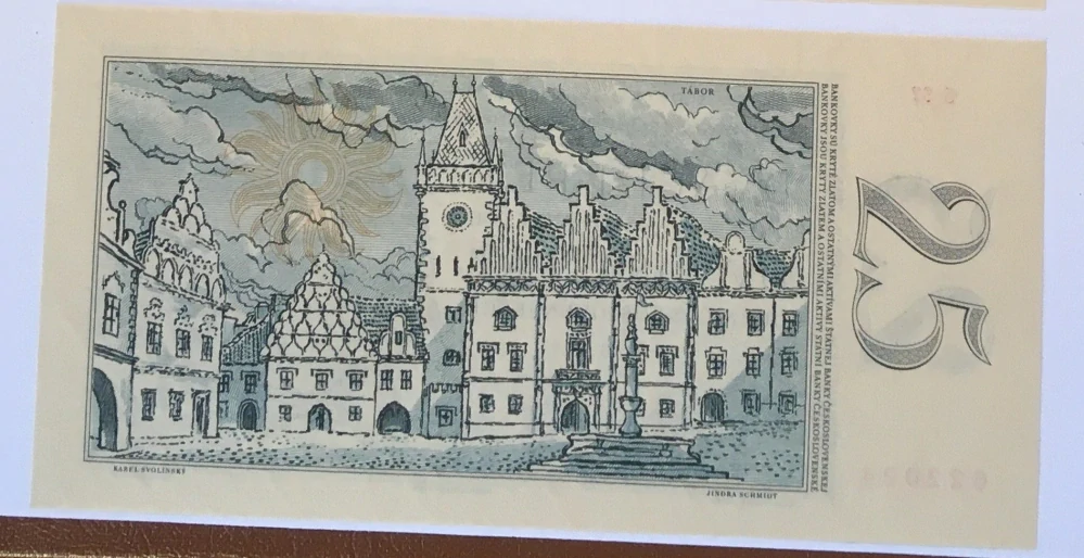 25 Kčs 1958 série S37 622024 , UNC