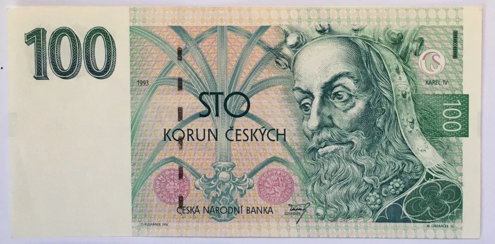 100 Kč 1993 , A23 , UNC