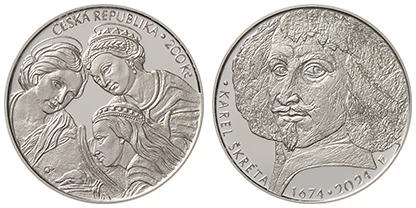 200 Kč Karel ŠKRÉTA PROOF