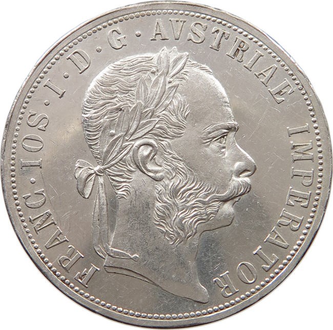 2 FLORIN - dvouzlatník 1890 - luxusní - téměř RL - Prodáno