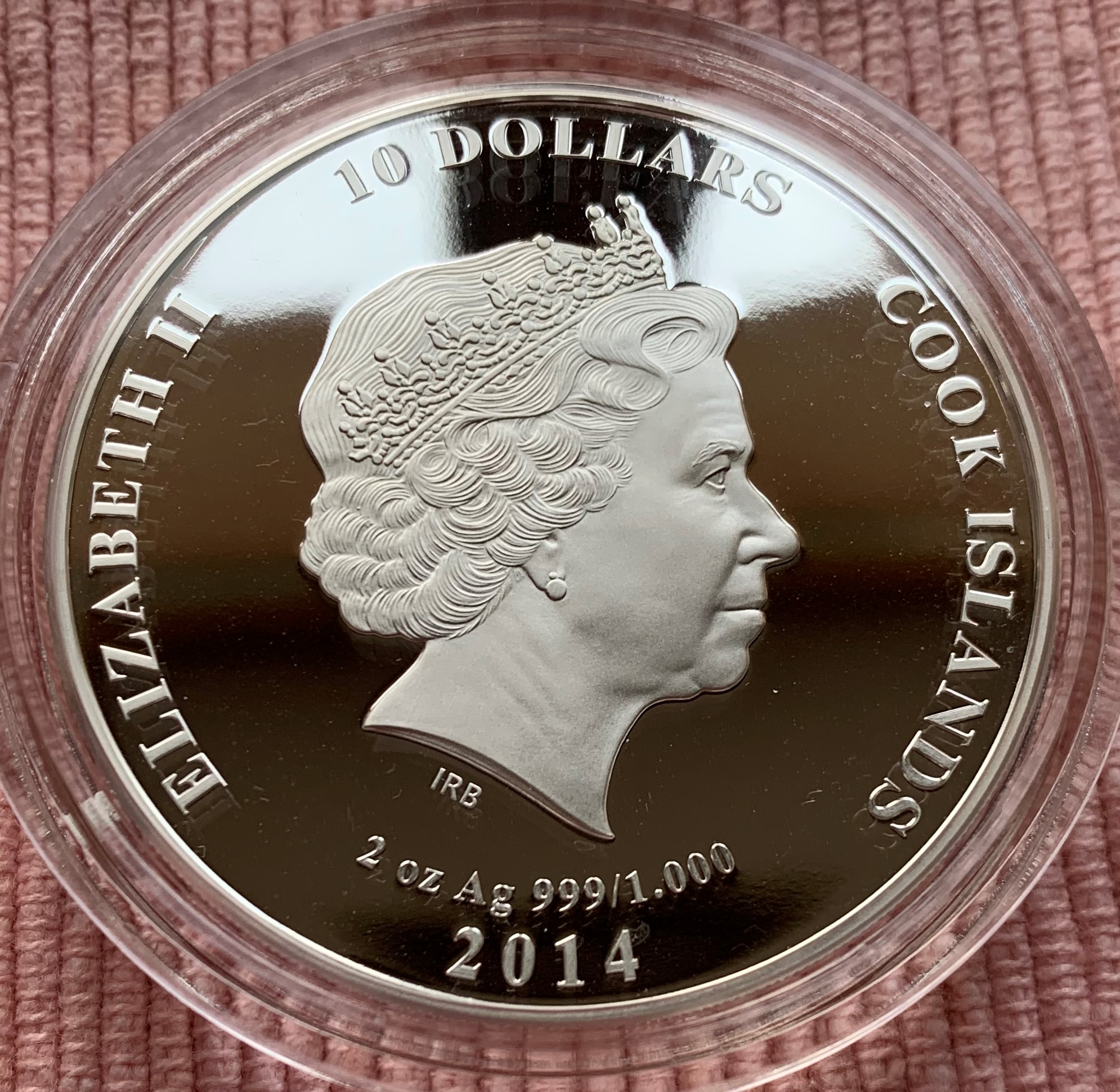 2 Oz stříbrná mince - Galileo Galilei - 450. výročí