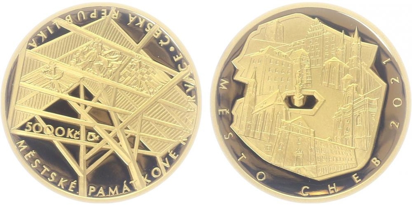 5000 Kč CHEB PROOF - městská památková rezervace - Prodáno