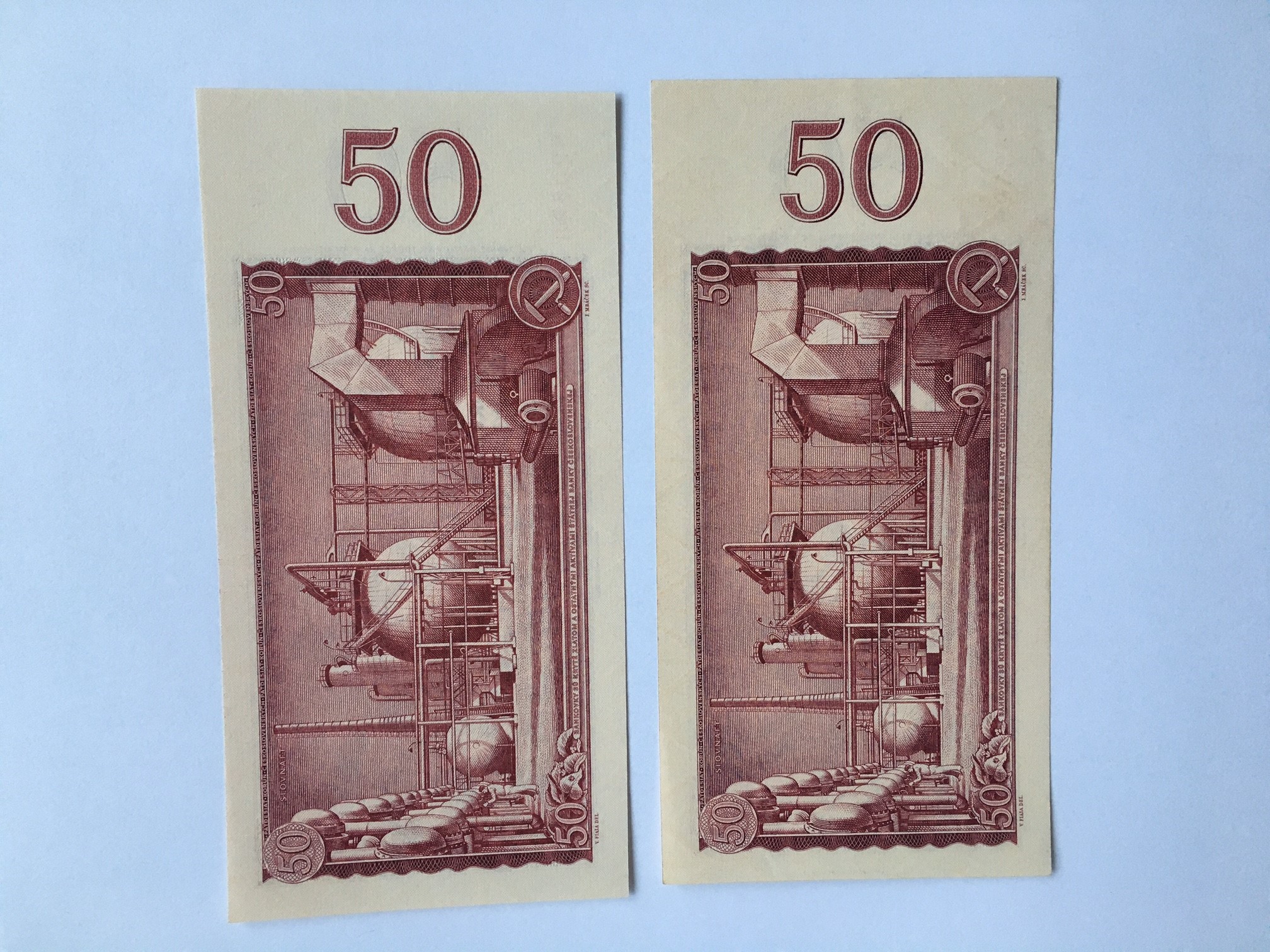 50 Kčs 1964  série  G59  ,  UNC  , prodáno