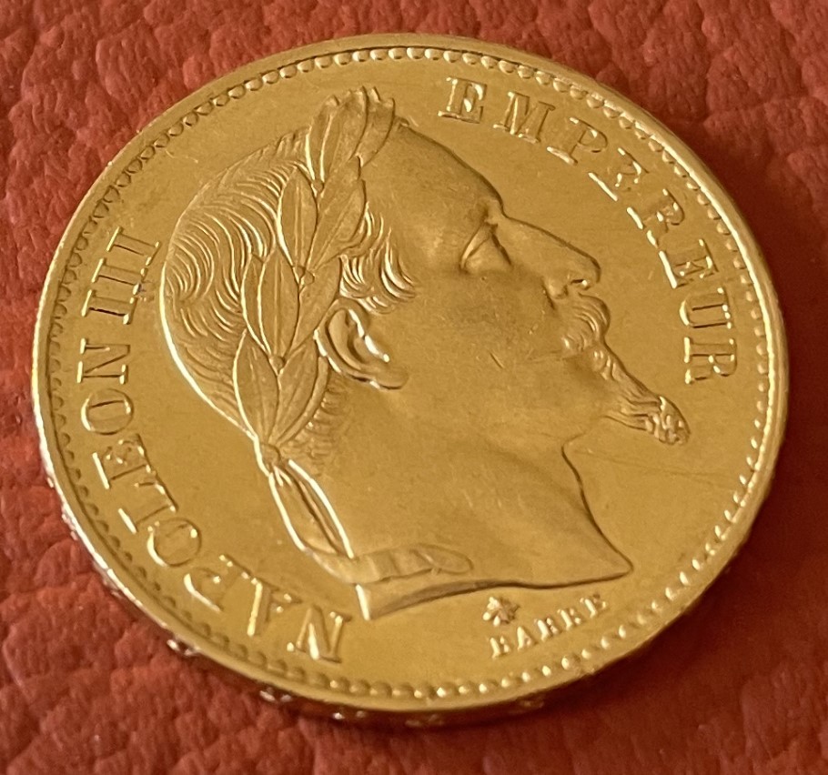 Zlatý Francouzský 20 Frank 1868 A – NAPOLEON III   * VÝJIMEČNÁ ZACHOVALOST !!! - Prodáno 