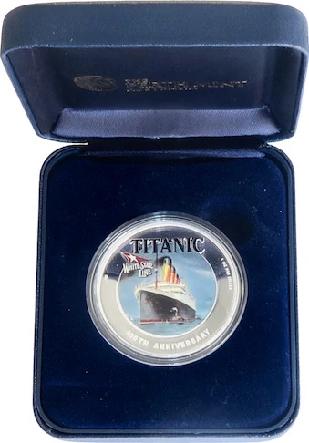 TITANIC , 2012 Tuvalu 1 Dollar 1 Oz Silver 