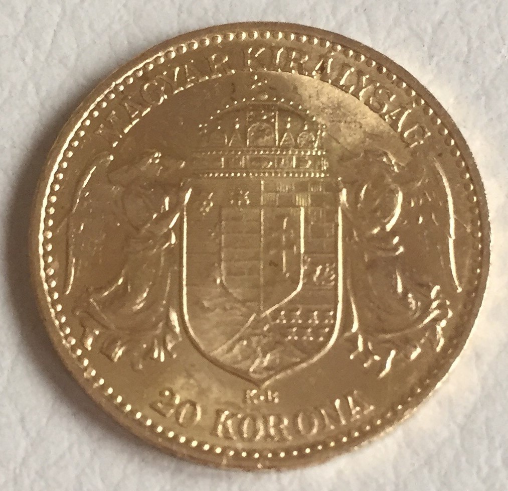 Zlatá 20 Koruna F.J.I. 1914 KB , luxusní , vzácnější , PRODÁNO