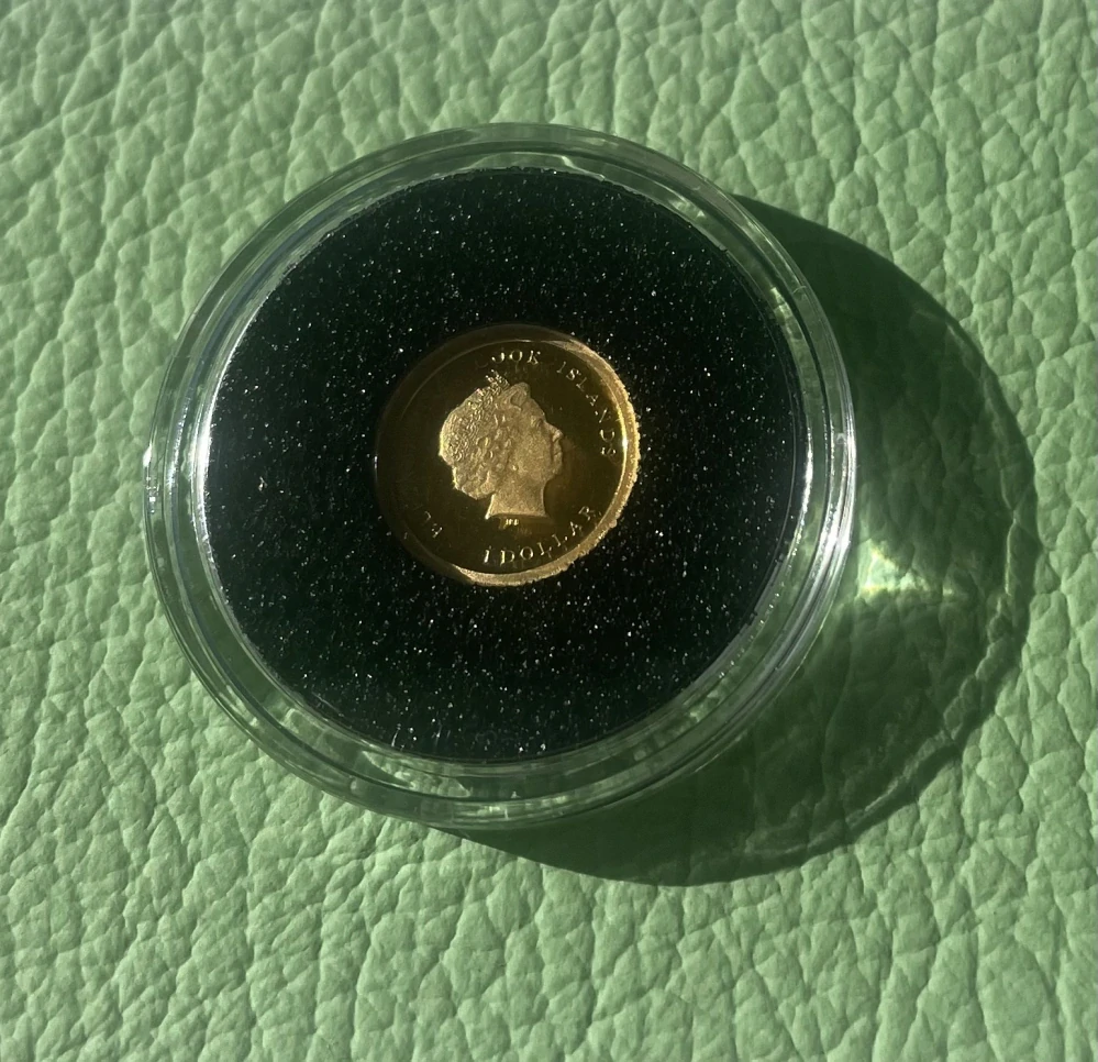 2012 Cook Islands Gold $1 Titanic 100th Anniversary Proof 
