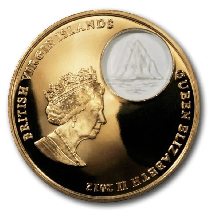 TITANIC , sada  3 bronzových kolorovaných mincí , 2012 Proof