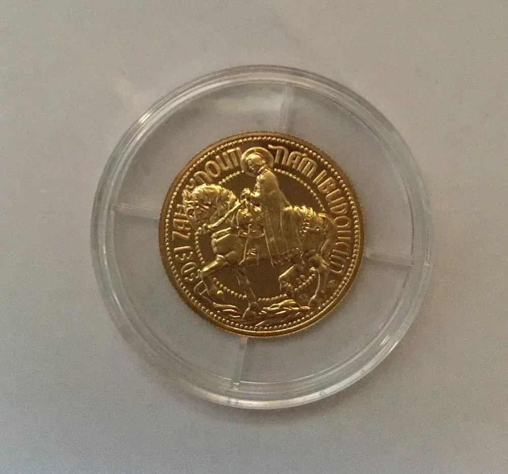 VÝROČNÍ DUKÁT sv. Václava - dle A.Máry , č. 41 , 95 ks , číslováno , emise 2023 , PRODÁNO 