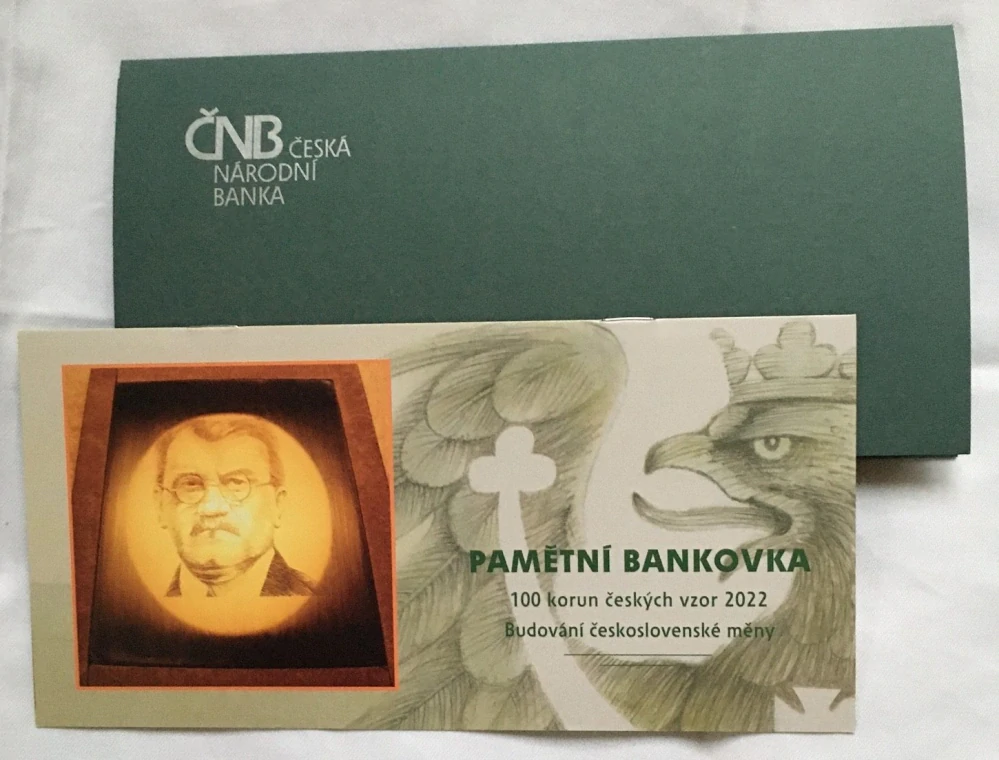 ENGLIŠ + POSPÍŠIL , Dvojice pamětních bankovek 100 Kč , AKCE