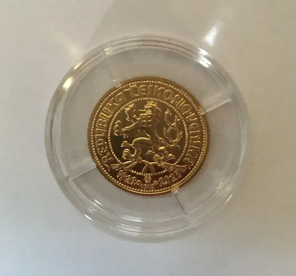  VÝROČNÍ DUKÁT sv. Václava - dle A.Máry , č. 41 , 95 ks , číslováno , emise 2023 , PRODÁNO 