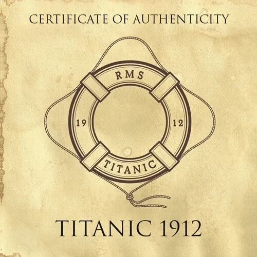TITANIC , sada  3 bronzových kolorovaných mincí , 2012 Proof