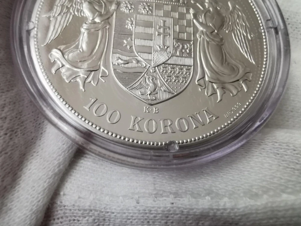 100 KORUNA císaře Františka Josefa I. , 1907 , novoražba 2021 , - 200 KS !!! (Stojící panovník)